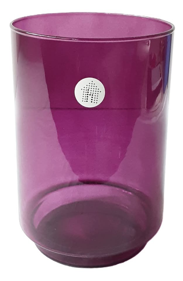 Large Purple Glass Vase / Indoor Plant Pot