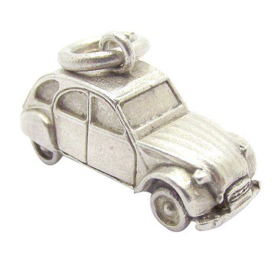 Sterling Silver Citroen C2V Car Charm