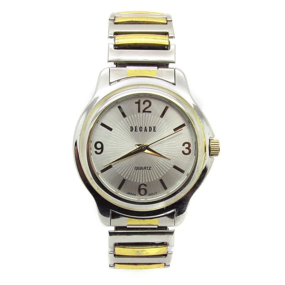 Decade Quartz Gents Stainless Steel Watch