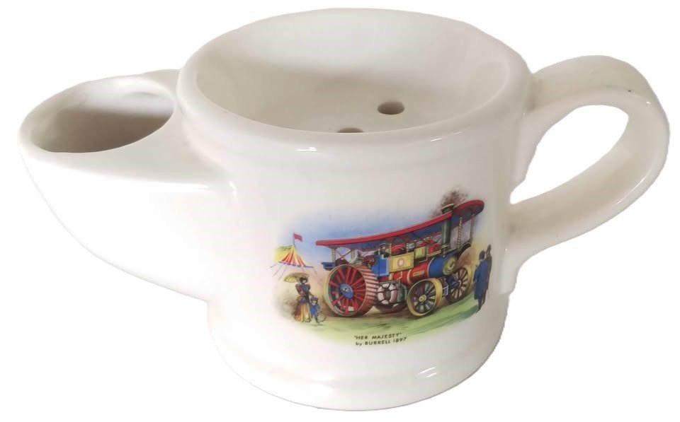 Wade Men's Shaving Jug with 'Her Majesty' Steam Roller Design