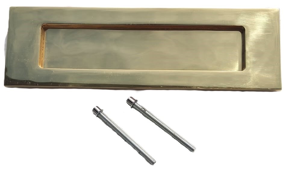 Brass Finish Letter Plate