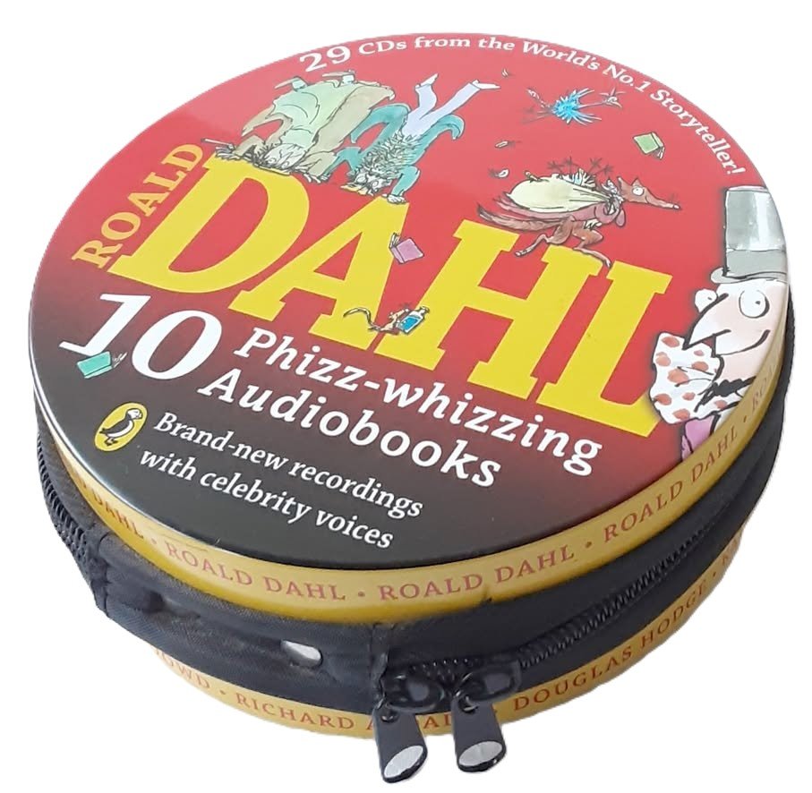 Roald Dahl 10 Phizz-Whizzing Audio Books on 29 CDs in Zip-up Tin Case