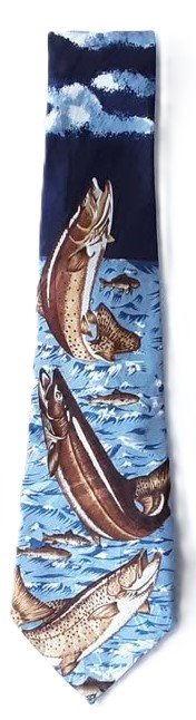 Bass Fishing Collectable Neck Tie
