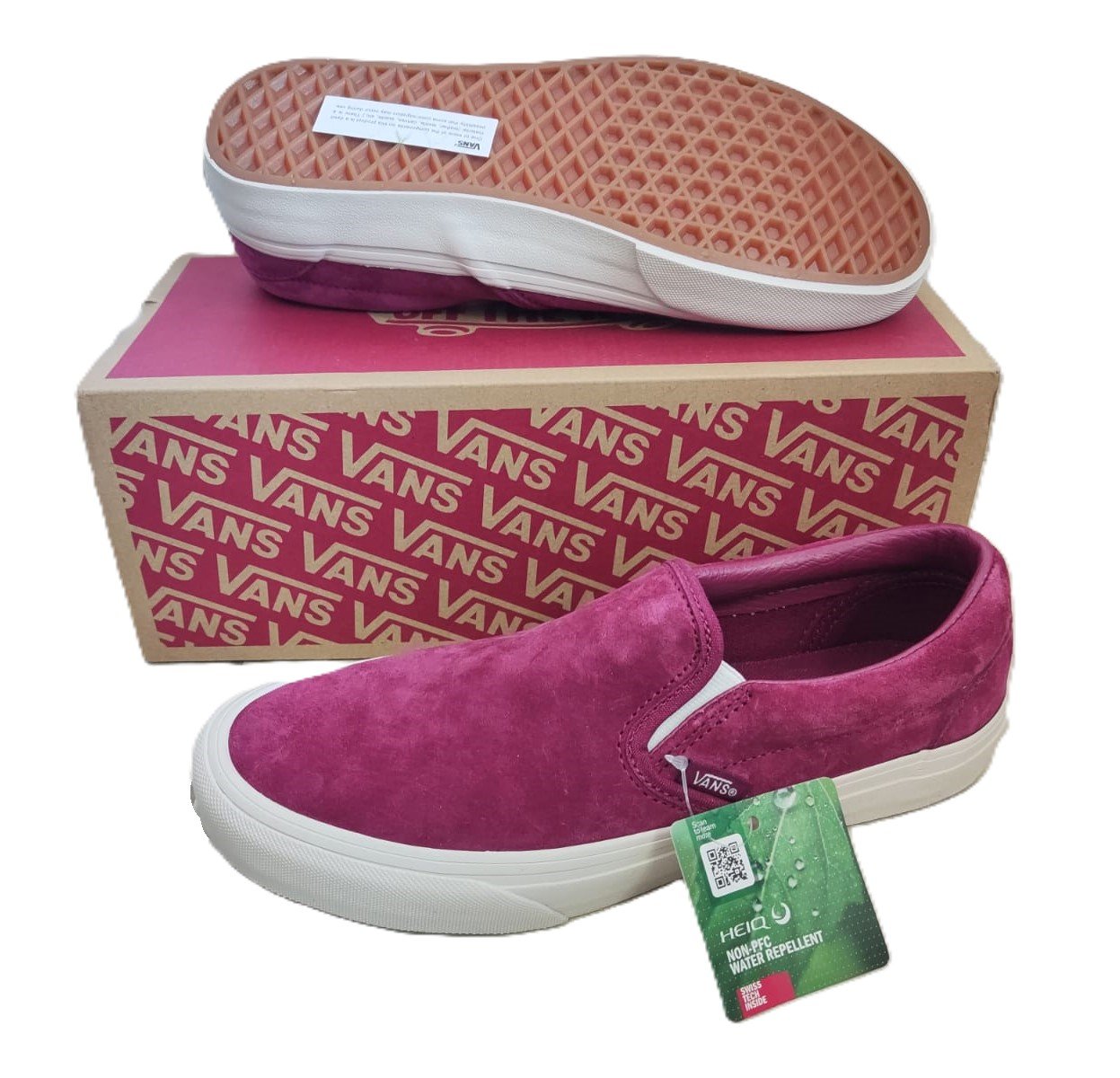 Vans Classic Slip On Ladies Trainers - Rhododendron