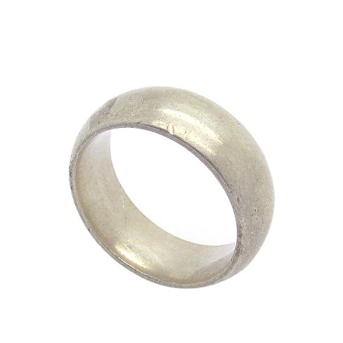 Sterling Silver Gents Chunky Wedding Band Ring