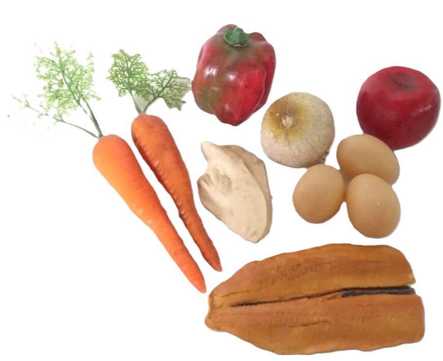 10 x Life Size Plastic Food Items