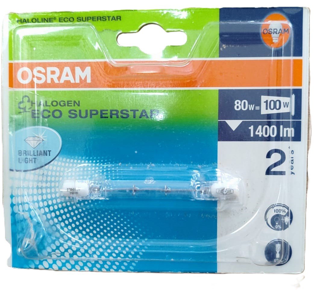 Osram Eco Superstar 80w R7s Halogen Light Bulb