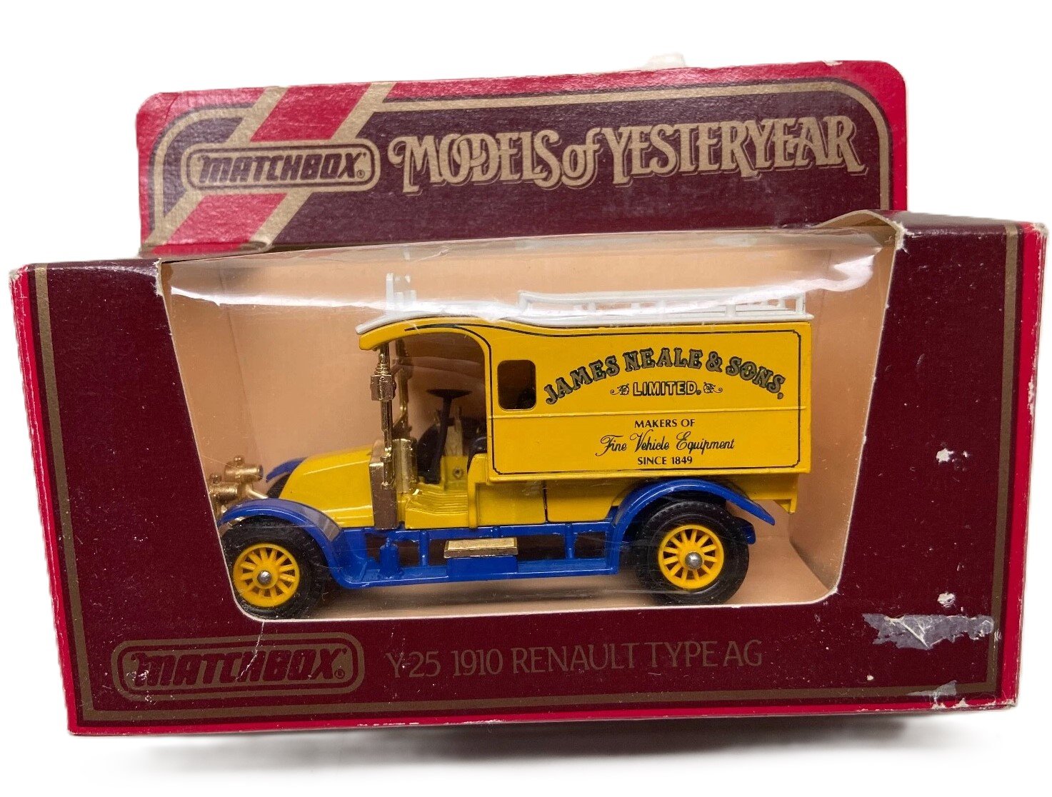 Matchbox Models Of Yesteryear Y-25 1910 Renault Type AG - James Neal & Sons
