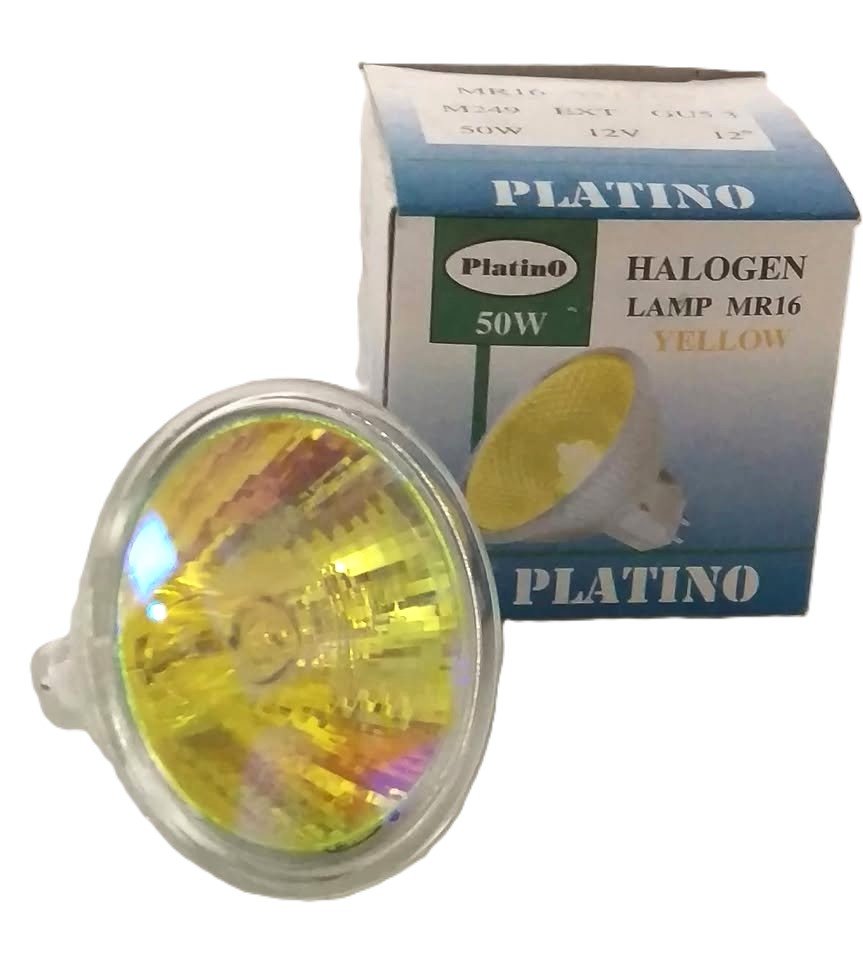 Platino 50w Yellow Halogen Bulb MR16