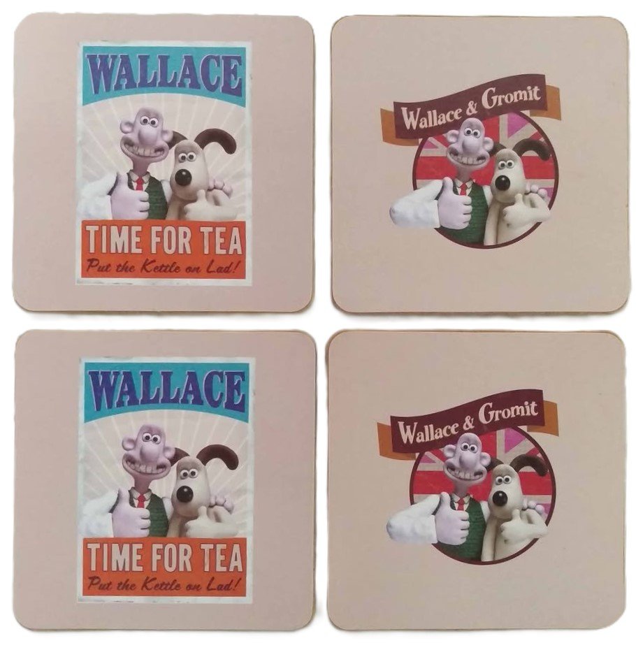 Wallace & Gromit Set of 4 Coasters