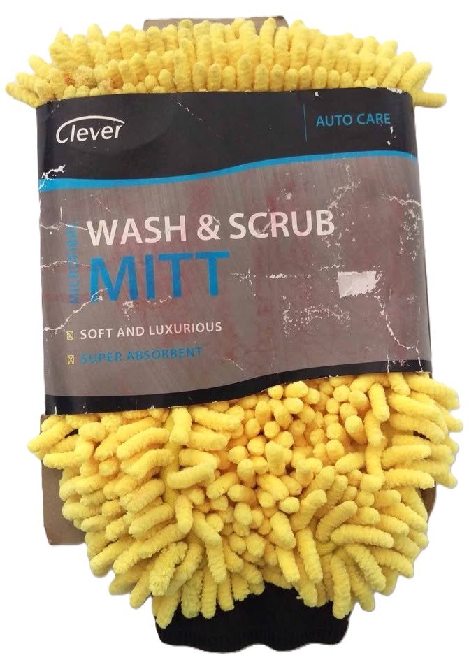 Clever Auto Care Microfibre Wash & Scrub Mitt