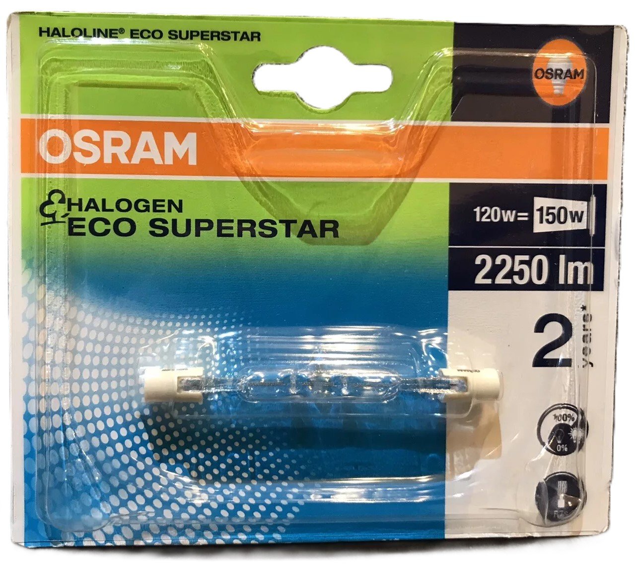 Osram Eco Superstar 120w R7s Halogen Light Bulb
