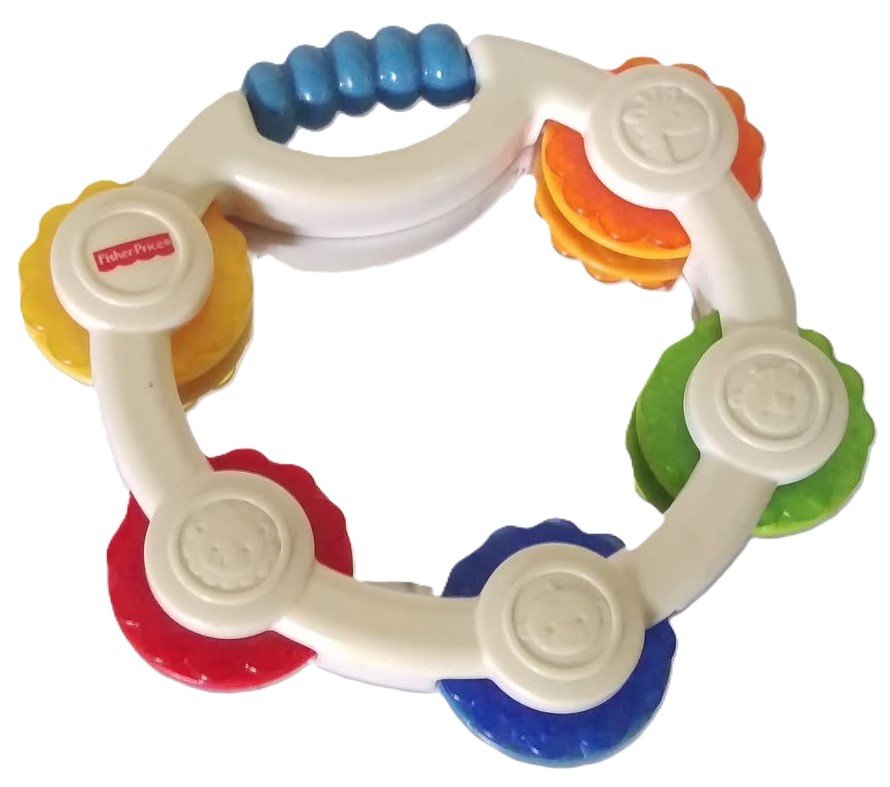 Fisher-Price Shake 'n Beats Tambourine Baby Rattle