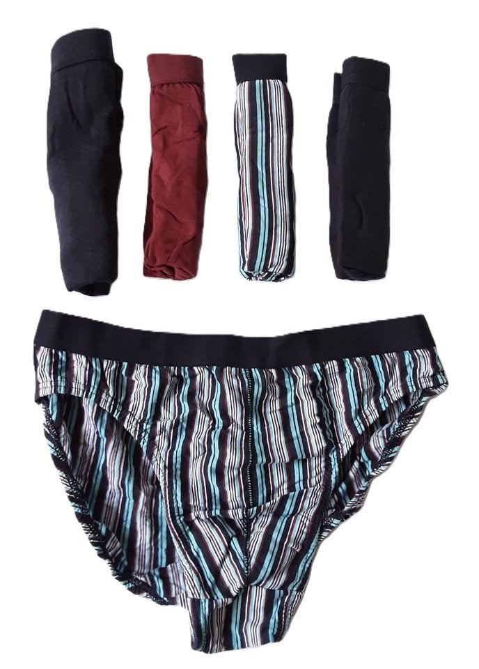 5 x Men's George Knitted Jersey Slip Briefs