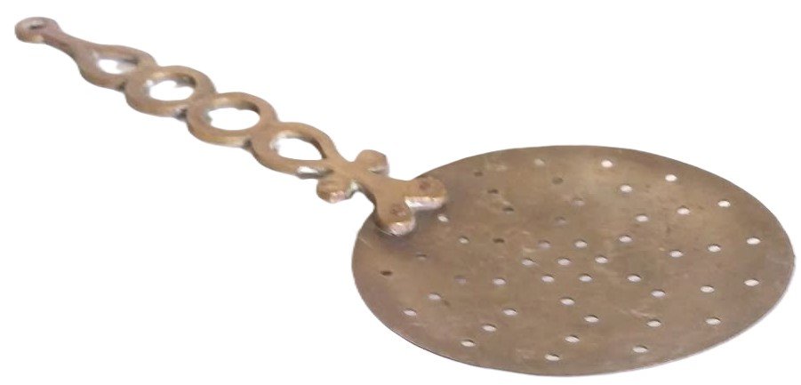 Vintage Brass Skimmer or Chestnut Roaster