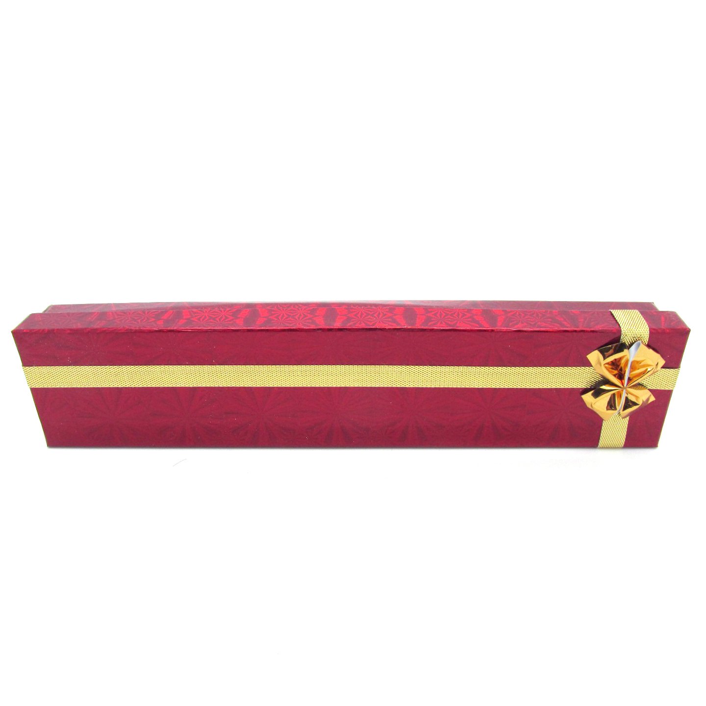 Red Hologram Gift Box With Ribbon Bow