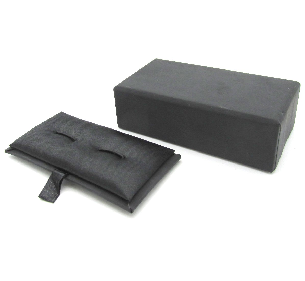 Stylish Black Padded Cufflink Gift Box