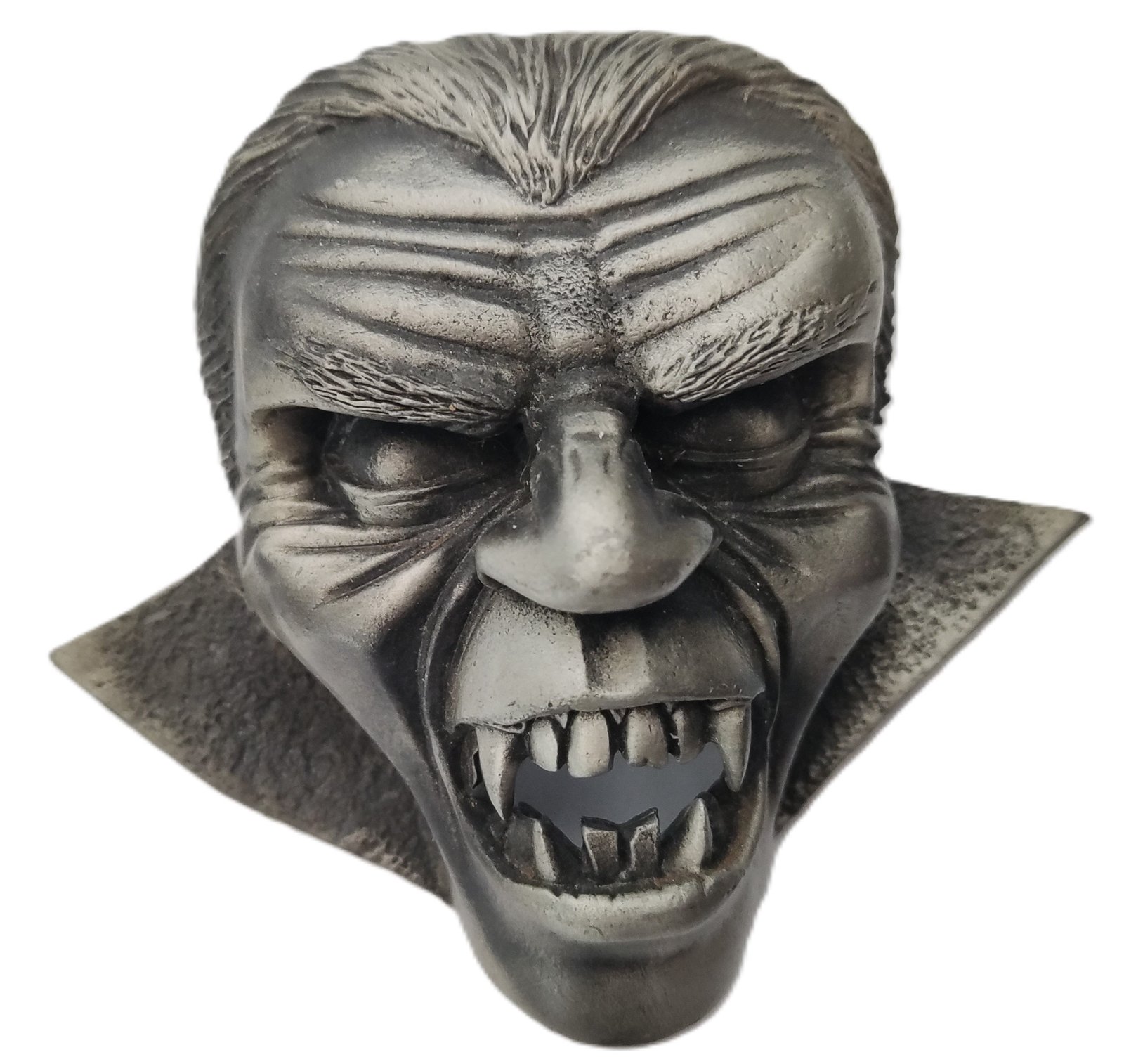 Pewter Count Dracula Belt Buckle Style Ornament