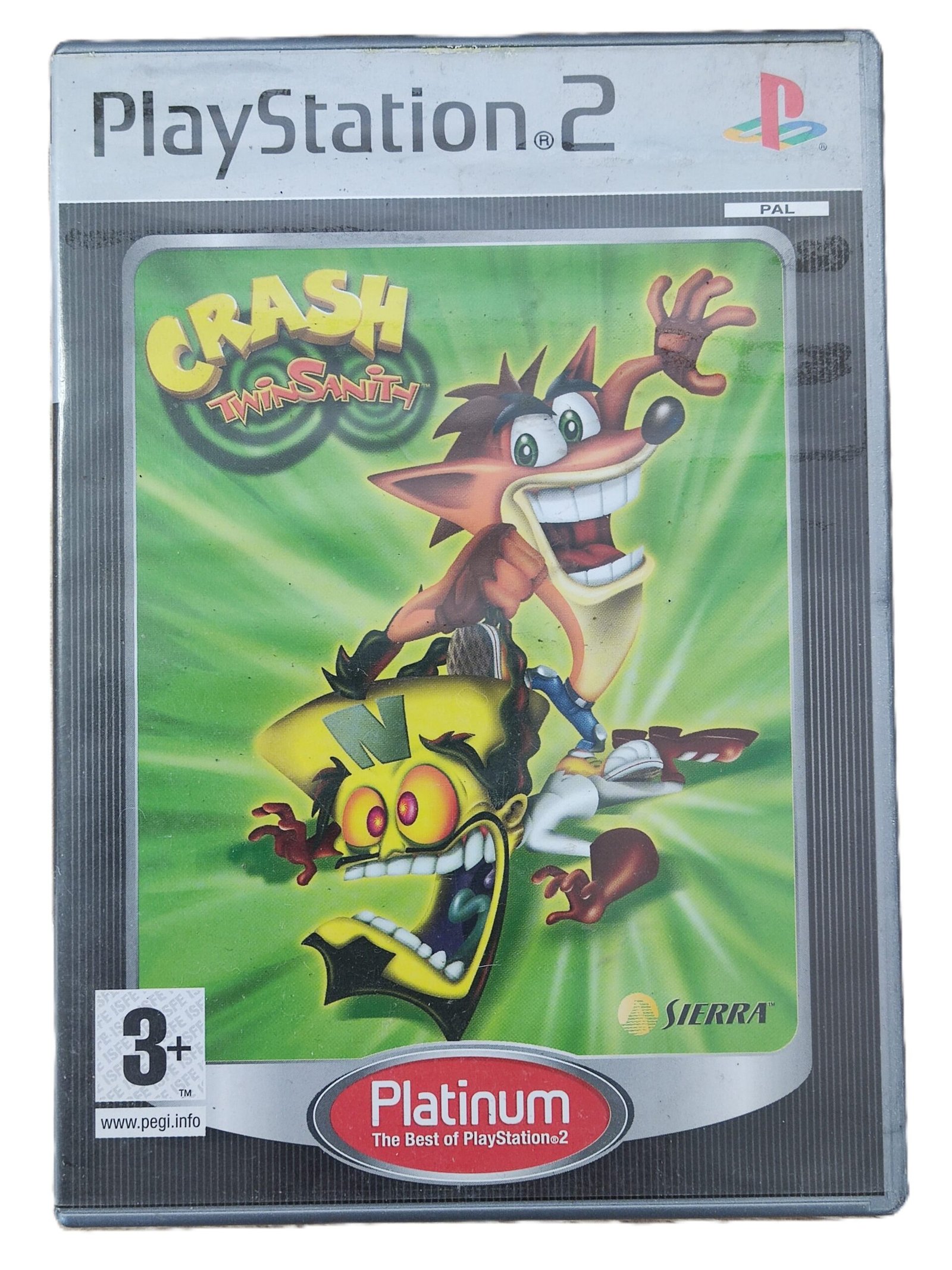 PlayStation 2 Crash Twin Sanity Video Game