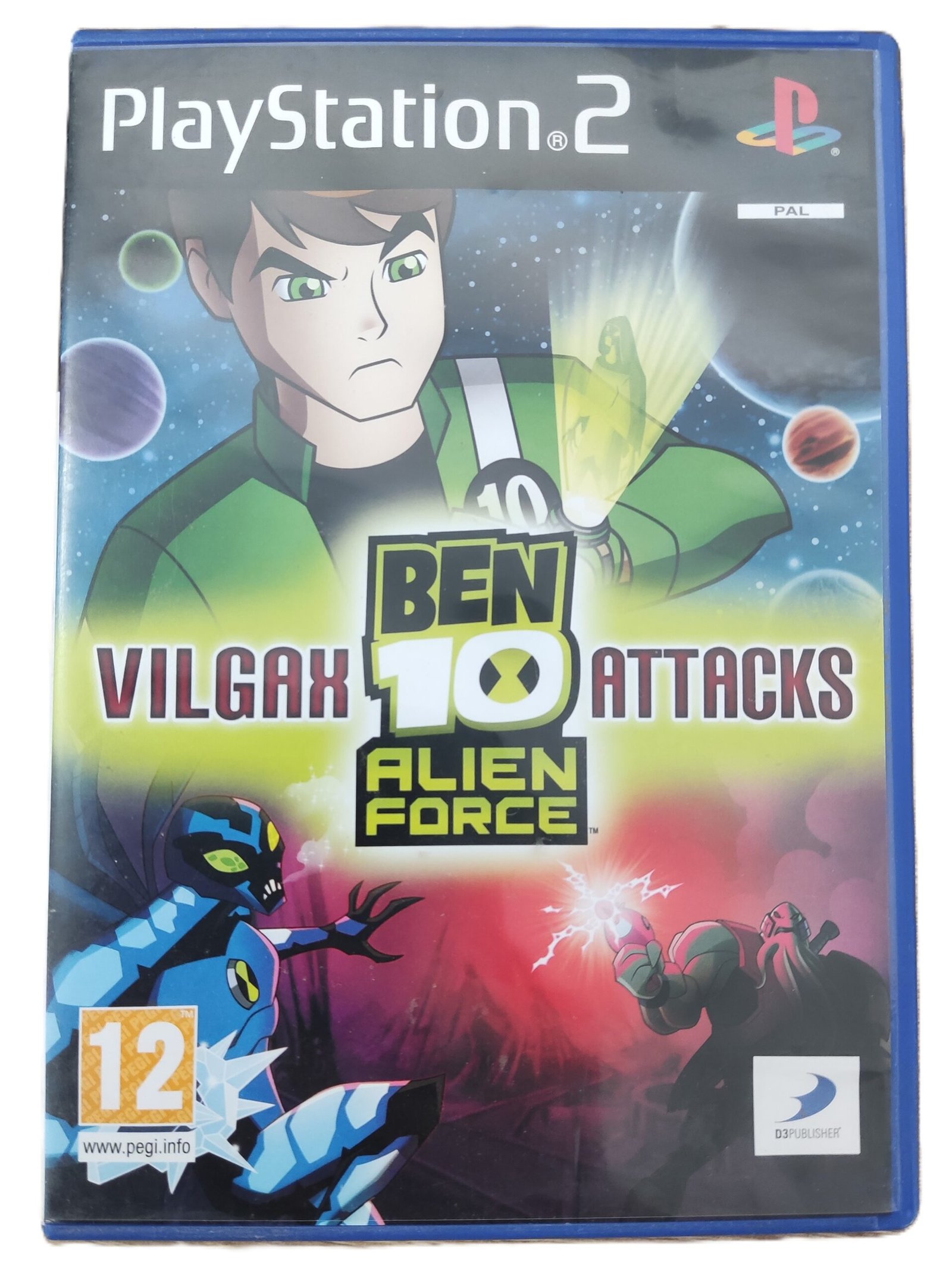 PlayStation 2 Ben 10 Alien Force Vilgax Attacks Video Game