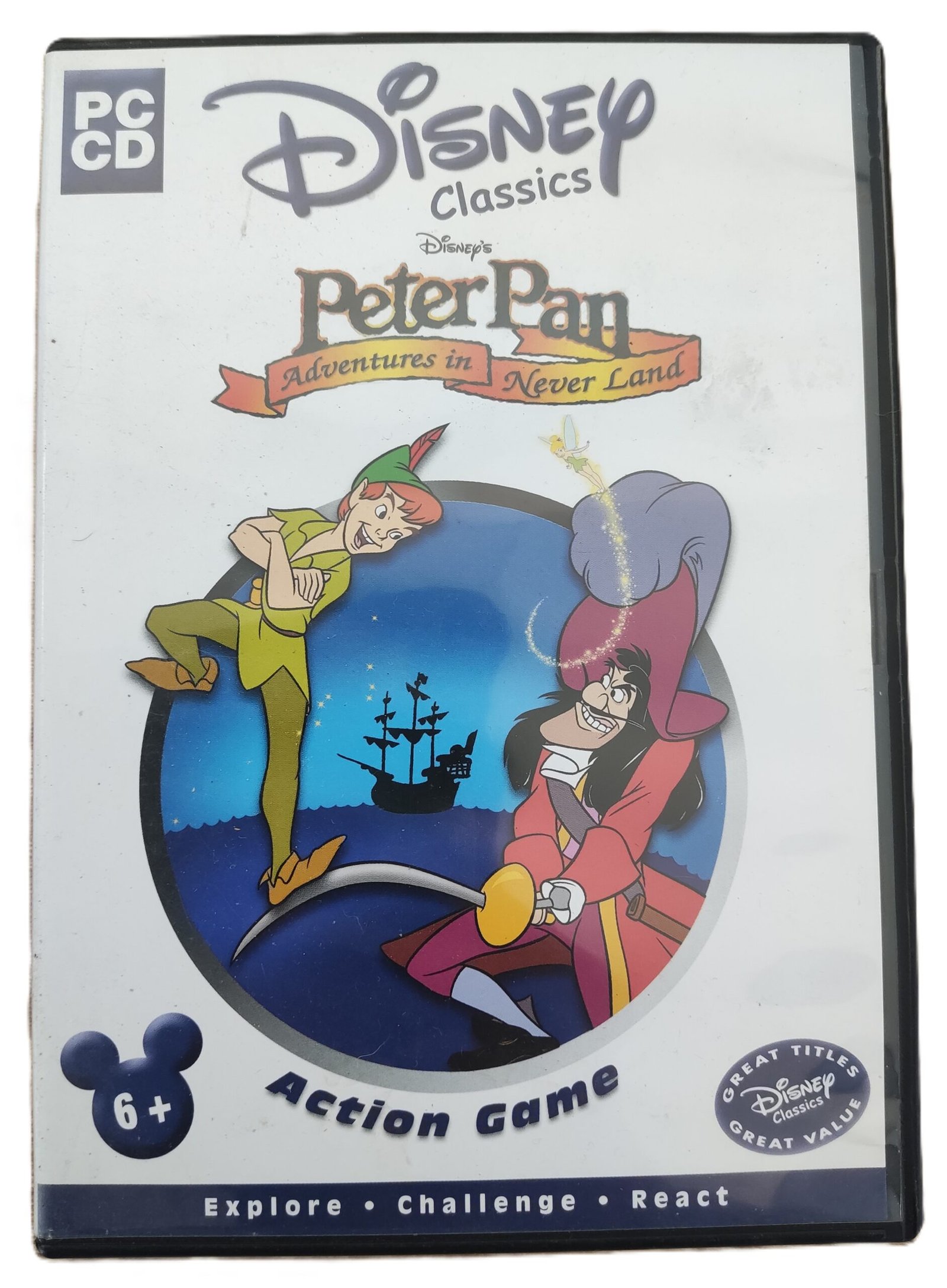 PC CD-ROM Disney Peter Pan Adventures In Never Land PC Game