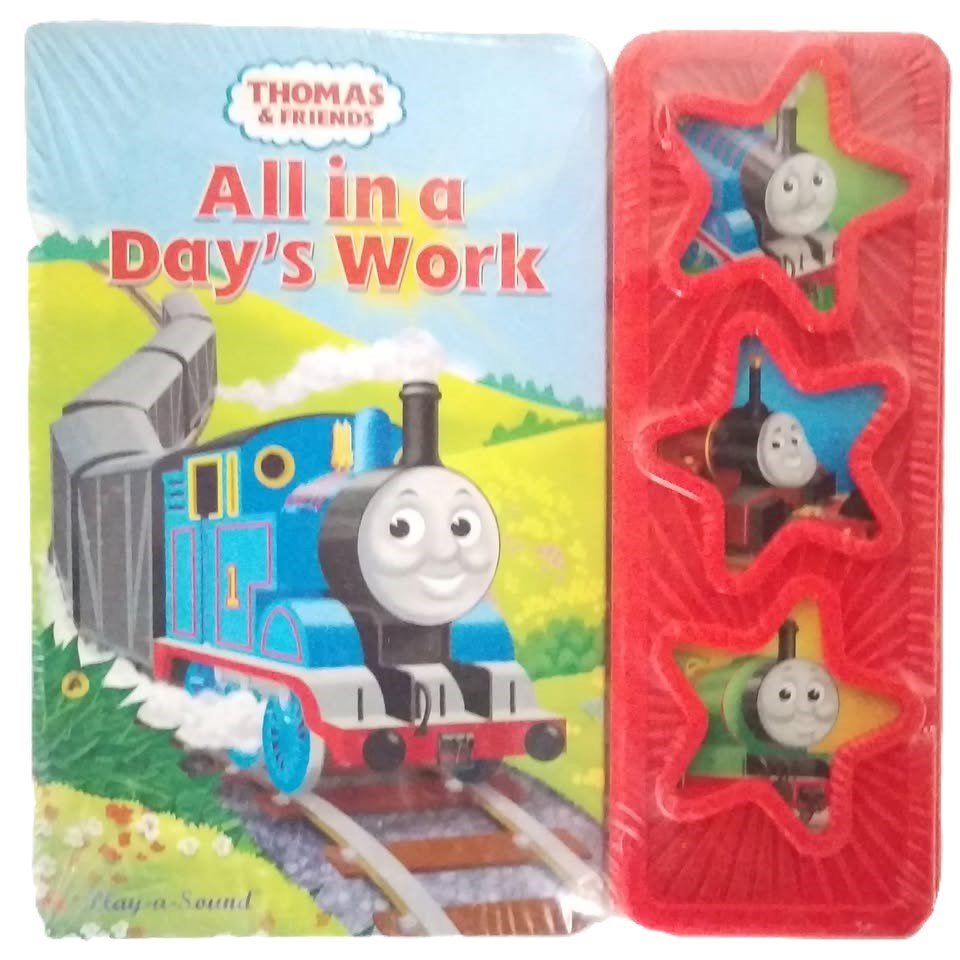 Thomas & Friends All In A Day's Work Interactive Play-a-Sound Book.
